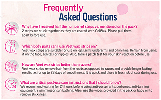 Veet Professional Sensitive Skin Wax Strips 8