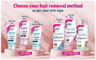 Veet Professional Sensitive Skin Wax Strips 8