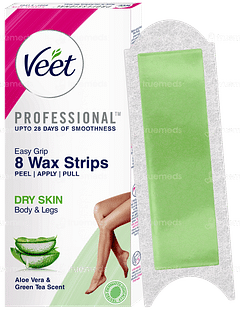 Veet Professional Dry Skin Wax Strips 8