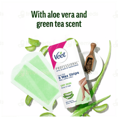 Veet Professional Dry Skin Wax Strips 8