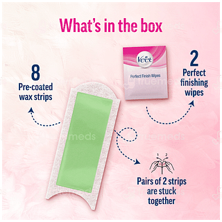 Veet Professional Dry Skin Wax Strips 8