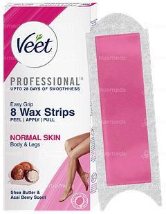 Veet Professional Normal Skin Wax Strips 8