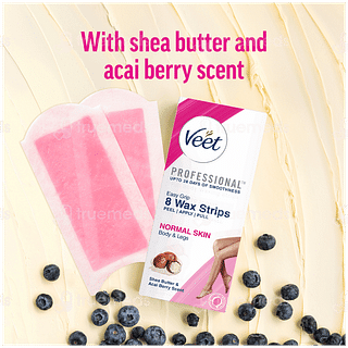 Veet Professional Normal Skin Wax Strips 8