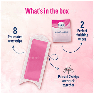 Veet Professional Normal Skin Wax Strips 8