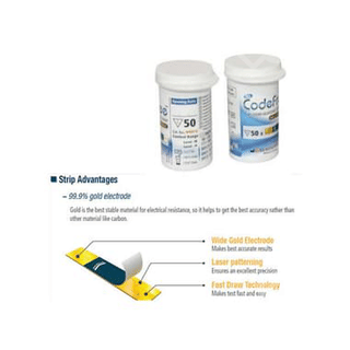 Sd Codefree Blood Glucose Monitoring Test Strip 100