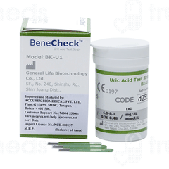 Accurex Benecheck Uric Acid Test Strips 25