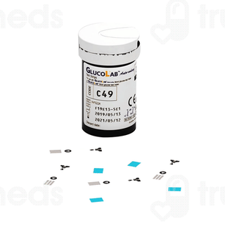 K Life Glucolab Auto Coding Blood Glucose Test Strip 50