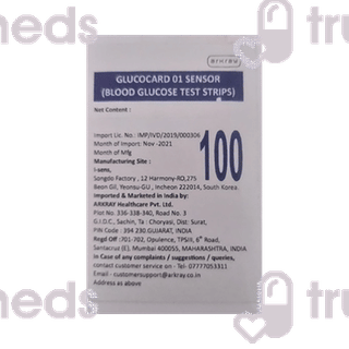 Arkray 01 Sensor Blood Glucose Test Strips 100