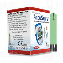 Accusure Life Blood Glucose Test Strips 50