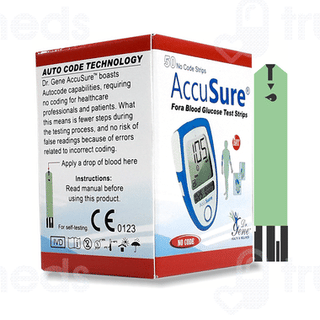 Accusure Life Blood Glucose Test Strips 50