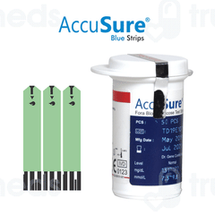 Accusure Life Blood Glucose Test Strips 50