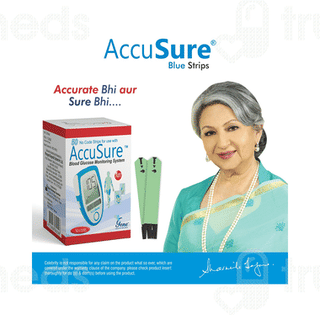 Accusure Life Blood Glucose Test Strips 50