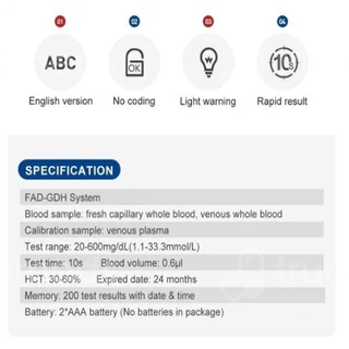 Rgb Sinocare Safe Accu 2 Blood Glucose Test Strips 25 Pack Of 2