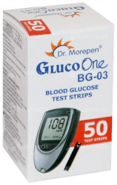Dr Morepen Gluco One Bg 03 Blood Glucose Test Strips 50 Pack Of 4