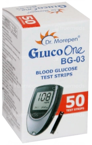 Dr Morepen Gluco One Bg 03 Blood Glucose Test Strips 50 Pack Of 4