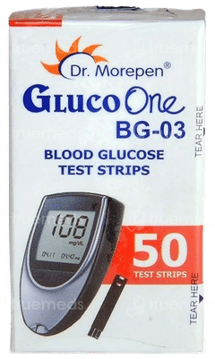 Dr Morepen Gluco One Bg 03 Blood Glucose Test Strips 50 Pack Of 4