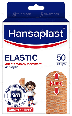 Hansaplast Elastic Antiseptic Strips 50 Hansaplast Elastic Antiseptic Strips 50