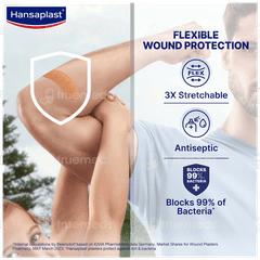 Hansaplast Elastic Antiseptic Strips 50