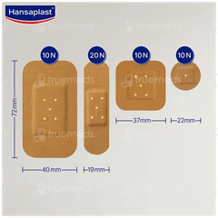 Hansaplast Assorted Pack Antiseptic Strips 50
