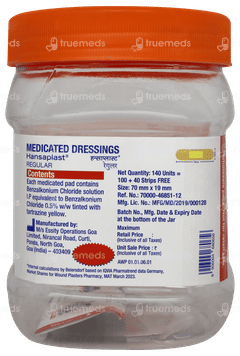 Hansaplast Regular Antiseptic 100 + 40 Free Strips