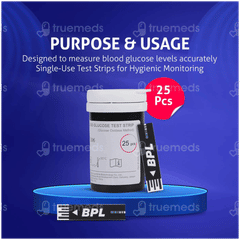 Bpl Blood Gluco Test Strips 25
