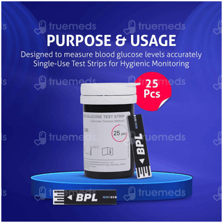 Bpl Blood Gluco Test Strips 25