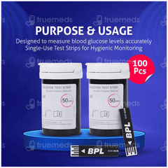 Bpl Blood Gluco Test Strips 50 Pack Of 2