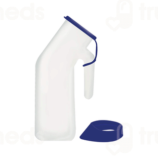 Fidelis Healthcare Portable & Safe 1000ml Plastic Urine Collector Pot With Cap 1
