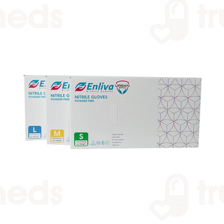 Enliva Urban Shield Nitrile Medium Gloves 100