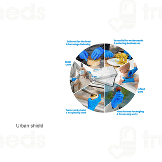 Enliva Urban Shield Nitrile Medium Gloves 100