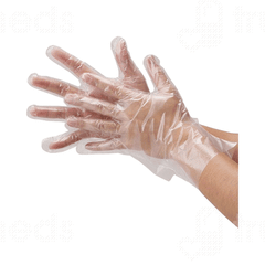 C Cure Disposable Plastic Hand Gloves 100