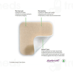 Mepilex Lite 10 X 10cm Dressing 1