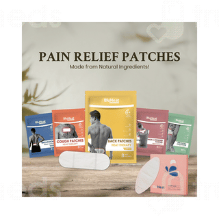 Bluheat Pain Relief Patch Knee Elbow & Ankle Heat Therapy Patchs 8