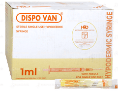 Dispo Van 26G X 1/2 (0.45 X 13Mm) Hypodermic Needle 100 Dispo Van 26G X 1/2 (0.45 X 13Mm) Hypodermic Needle 100