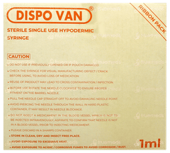 Dispo Van 26G X 1/2 (0.45 X 13Mm) Hypodermic Needle 100