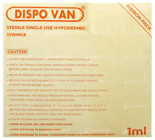 Dispo Van 26G X 1/2 (0.45 X 13Mm) Hypodermic Needle 100