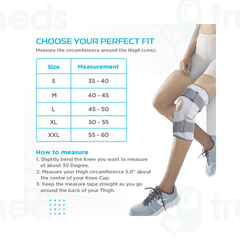 Vissco Core Elastic Hinged With Open Patella 0718 Grey Medium Knee Brace 1