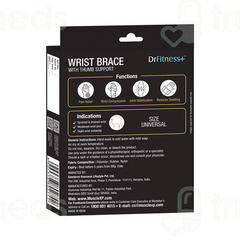 Musclexp Dr Fitness+ Wrist Brace With Thumb Support 1