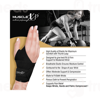 Musclexp Dr Fitness+ Wrist Brace With Thumb Support 1