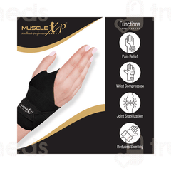 Musclexp Dr Fitness+ Wrist Brace With Thumb Support 1