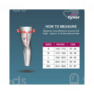 Tynor J 09 Large Knee Support Sportif Neoprene 1