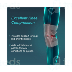 Tynor D 08 Medium Elastic Knee Support 1