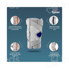 Tynor J 08 Large Left Oa Knee Support Neoprene 1