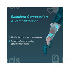 Tynor E 03 Medium Right Wrist And Forearm Splint 1