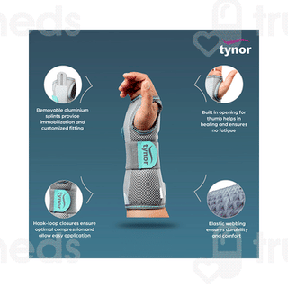 Tynor E 03 Medium Right Wrist And Forearm Splint 1