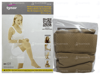 Tynor I 67 Class Ii Below Knee Medium Medical Compression Stocking Pair 1