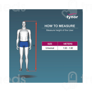Tynor L 32 Tripod Universal Walking Stick 1