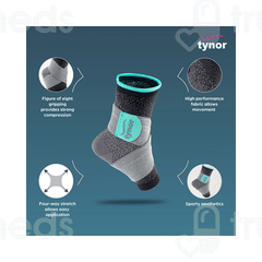 Tynor D 53 Grey Xl Ankle Binder Urbane 1
