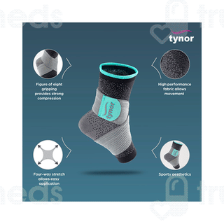 Tynor D 53 Grey Xl Ankle Binder Urbane 1