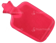 Coronation Large Plain Pink Hot Water Bottle 1